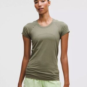 Lululemon swiftly green short sleeve